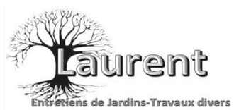 Entretien de Jardins Laurent : Travaux Divers et Paysagers Logo Laurent : arbre stylisé, entretien de jardins et travaux divers. Branches et racines détaillées en noir et blanc.